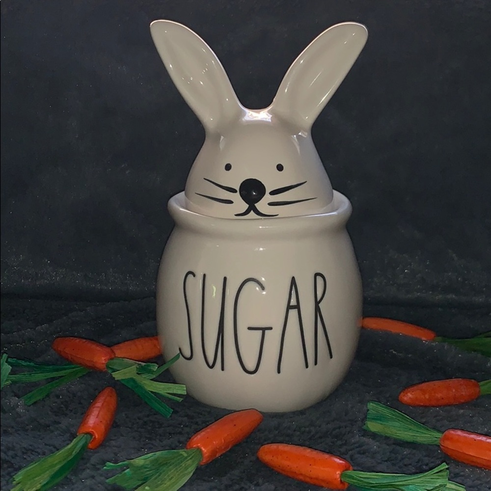 Rae Dunn Bunny SUGAR Bowl w/ Topper